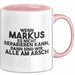 Markus Tasse Wenn Markus Nicht Repariert, Sind Wir Am Arsch Geschenk Rosa Trendation