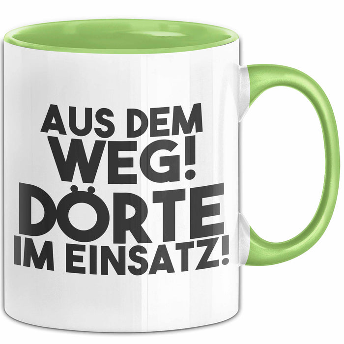 Doerte Tasse Aus Dem Weg! Doerte Im Einsatz! Geschenk