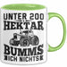 Landwirt Tasse Geschenk Unter 200 Hektar Bumms Ich Nichts Bauer Traktor Becher Grün Trendation