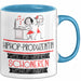 Hiphop-Produzentin Weil Es Keinen Schöneren Beruf Gibt Tasse Geschenk für Eine Hiphop-Produzentin Lustig Blau Trendation
