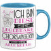 Chorsängerin Tasse Geschenk Ich Bin Diese Eine Legendäre Chorsängerin Von Der Alle Reden Geschenkidee Geburtstag Weihnachten Blau Trendation