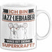 Jazz-Liebhaber Tasse Geschenk für Jazz-Liebhaber Geburtstag Lustiger Spruch Kaffee-Becher Was Ist Deine Superkraft Weiß Trendation