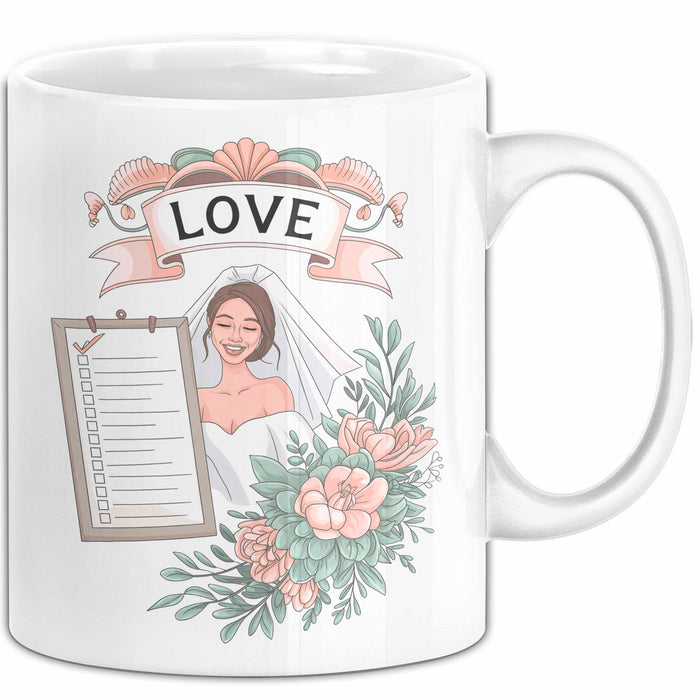 Hochzeits Planer Tasse Geschenk Lustige Geschenkidee Spruch Für Große Tag Experten Weiß Trendation