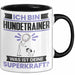 Hundetrainer Tasse Geschenk für Hundetrainer Geburtstag Lustiger Spruch Kaffee-Becher Was Ist Deine Superkraft Schwarz Trendation