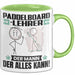 Paddelboard-Lehrer Tasse Geschenk für Paddelboard-Lehrer Der Mann Der Alles Kann Geschenkidee zum Geburtstag Grün Trendation