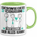 Schwiegercousin Tasse Geschenk für Schwiegercousin Der Mann Der Alles Kann Geschenkidee zum Geburtstag Grün Trendation