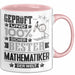 Mathematiker Geschenk Lustiger Spruch für Mathematiker Geschenkidee Bester Mathematiker Der Welt Rosa Trendation