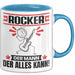 Rocker Tasse Geschenk für Rocker Der Mann Der Alles Kann Geschenkidee zum Geburtstag Blau Trendation