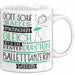 Balletttänzerin Geschenk Becher Tasse Gott Schuf Alle Menschen Gleich Nur Die Besten Durfeten Balletttänzerin Werden Geschenkidee Lustig Weiß Trendation