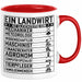 Landwirt Geschenk Tasse Lustiger Spruch Geschenkidee Ein Landwirt Ist Gleichzeitig Ein Rot Trendation
