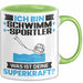 Schwimmsportler Tasse Geschenk für Schwimmsportler Geburtstag Lustiger Spruch Kaffee-Becher Was Ist Deine Superkraft Grün Trendation