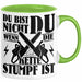 Waldarbeiter Geschenk Tasse Du Bist Nicht Du Wenn Die Kette Stumpf Ist Holz-Arbeiter Kettensäge Kaffee-Becher Grün Trendation