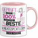 Karatesportlerin Geschenk Becher Tasse Gott Schuf Alle Menschen Gleich Nur Die Besten Durfeten Karatesportlerin Werden Geschenkidee Lustig Rosa Trendation