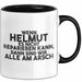 Helmut Tasse Wenn Helmut Nicht Repariert, Sind Wir Am Arsch Geschenk Schwarz Trendation