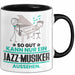 Jazz-Musiker Geschenk Tasse So Gut Kann Nur Ein Jazz-Musiker Aussehen Geschenkidee Kaffee-Becher Schwarz Trendation
