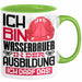 Wasserbauer Ausbildung Tasse Geschenk Ich Bin Wasserbauer In Der Ausbildung Ich Darf Das Geschenkidee Spruch Grün Trendation