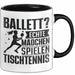 Tischtennis-Spielerin Tasse Geschenk Frauen Ballett Echte Mädchen Spielen Tischtennis Trendation