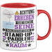 Stand-Up-Paddler Geschenk Tasse Lustiger Spruch Erheben Sie Sich Der Stand-Up-Paddler Betritt den Raum Rot Trendation