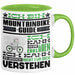Mountainbike-Guide Geschenk Kaffee-Tasse Geschenkidee für Mountainbike-Guide Ich Bin Mountainbike-Guide Ich Kann Es Dir Erklären Jedoch Nicht Für Dich Verstehen Spruch Lustig Grün Trendation