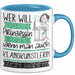 Klangkünstlerin Tasse Geschenk Spruch Wer Will Schon Prinzessin Sein Wenn Man Auch Klangkünstlerin Sein Kann Blau Trendation