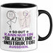 Slackline-Instruktor Geschenk Tasse So Gut Kann Nur Ein Slackline-Instruktor Aussehen Geschenkidee Kaffee-Becher Schwarz Trendation
