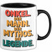 Onkel Sarkastisch Sarkasmus Tasse Geschenk Lustige Geschenkidee Spruch Onkel Der Mann Der Mythos Die Legende Trendation
