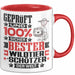 Wildtierschützer Geschenk Lustiger Spruch für Wildtierschützer Geschenkidee Bester Wildtierschützer Der Welt Rot Trendation