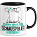 Schauspieler Geschenk Tasse So Gut Kann Nur Ein Schauspieler Aussehen Geschenkidee Kaffee-Becher Schwarz Trendation