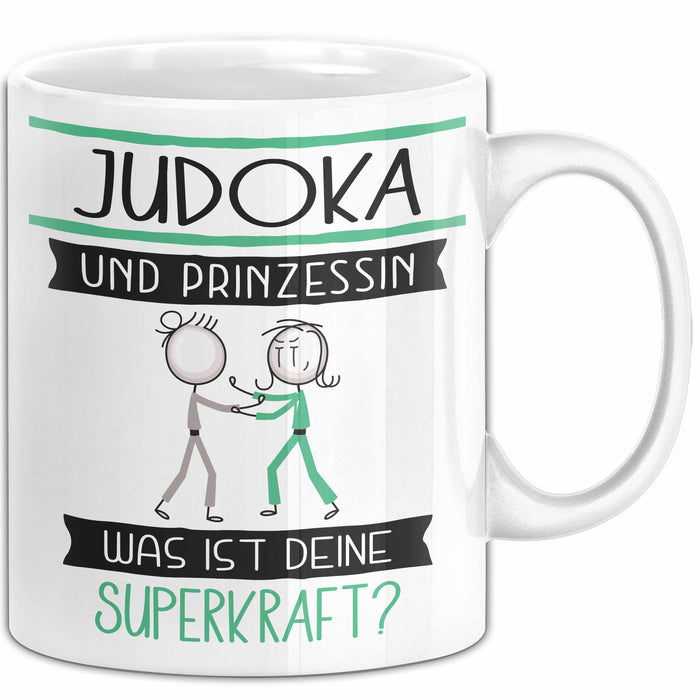 Judoka Und Prinzessin Tasse Geschenk Für Eine Judoka Geburtstag Was Ist Deine Superkraft Weiß Trendation