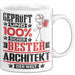 Architekt Geschenk Lustiger Spruch für Architekt Geschenkidee Bester Architekt Der Welt Weiß Trendation
