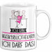 Geschenk für Musikbibliothekarin Tasse Lustige Geschenkidee Geburtstag Ich Bin Musikbibliothekarin Ich Darf Das Weiß Trendation