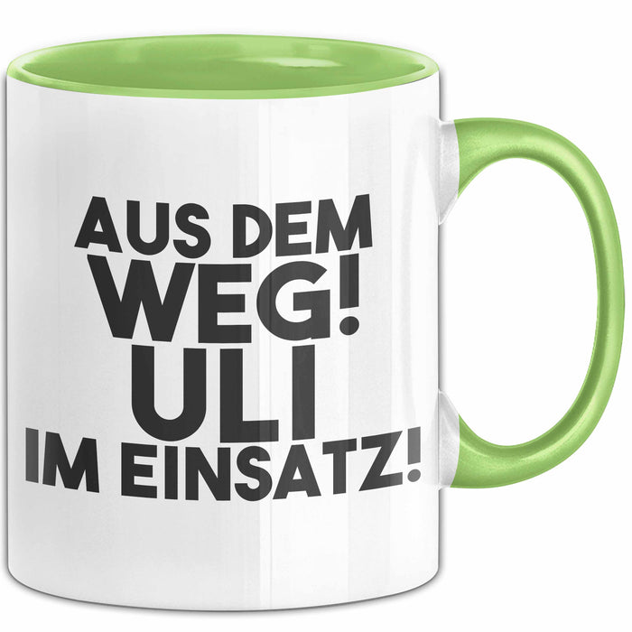 Uli Tasse Aus Dem Weg! Uli Im Einsatz! Geschenk