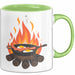 Camping Koch Tasse Geschenkidee für Outdoor Koch Liebhaber Grün Trendation