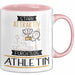 Athletin Tasse Geschenk Becher Stark Attraktiv Furchtlos Athletin Lustige Geschenkidee Rosa Trendation