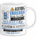 Aquarium-Hobbyistin Tasse Geschenk Lustiger Spruch Bitte Erheben Sie Sich Seine Majestät Die Aquarium-Hobbyistin Betritt Den Raum Weiß Trendation