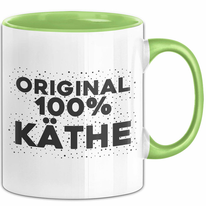 Kaethe Tasse Original 100% Kaethe Geschenk Grün Trendation