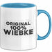 Wiebke Tasse Original 100% Wiebke Geschenk Blau Trendation