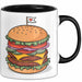 Burger Fan Tasse Geschenkidee für Grillmeister Trendation