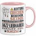 Jazz-Liebhaber Geschenk Tasse Lustiger Spruch Erheben Sie Sich Der Jazz-Liebhaber Betritt den Raum Rosa Trendation