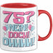 75er Geburtstag Geschenk Männer Frauen 75 Nein Doch Ohhhh Lustiger Spruch Geschenkidee Kaffee-Becher Rot Trendation