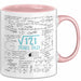 Wurzel aus 121 Tasse Geschenk Mathe Fan 11. Geburtstag Humorvoll Rosa Trendation
