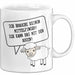 Humor Tasse Geschenk Ich brauche keinen Mittelfinger Ich Mache Das Mit Den Augen Becher Geschenk Weiß Trendation