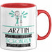 Ärztin Weil Es Keinen Schöneren Beruf Gibt Tasse Geschenk für Eine Ärztin Lustig Rot Trendation