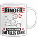 Ringer Tasse Geschenk für Ringer Der Mann Der Alles Kann Geschenkidee zum Geburtstag Weiß Trendation