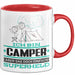 Camper Geschenk Tasse Ich Bin Camper Aber Sag Doch Einfach Superheld Lustige Geschenkdiee für Camper Kaffee-Becher Rot Trendation