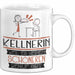 Kellnerin Weil Es Keinen Schöneren Beruf Gibt Tasse Geschenk für Eine Kellnerin Lustig Weiß Trendation