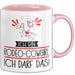 Geschenk für Rodeo-Cowgirl Tasse Lustige Geschenkidee Geburtstag Ich Bin Rodeo-Cowgirl Ich Darf Das Rosa Trendation