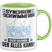 Synchronschwimmerin Tasse Geschenk für Synchronschwimmerin Der Mann Der Alles Kann Geschenkidee zum Geburtstag Grün Trendation