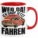 Führerschein Bestanden Geschenk Tasse Führerscheinprüfung Bestanden Geschenkidee Weg Da Ich Darf Jetzt Fahren Rot Trendation