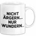 Sarkasmus Sarkastisch Tasse Geschenk Lustige Geschenkidee Spruch Nicht Ärgern Nur Wundern Weiß Trendation